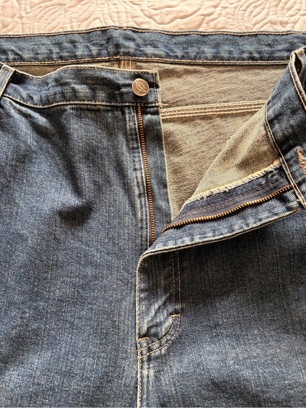 Dickies Men's Big & Tall Dark Blue Relaxed Fit Jeans